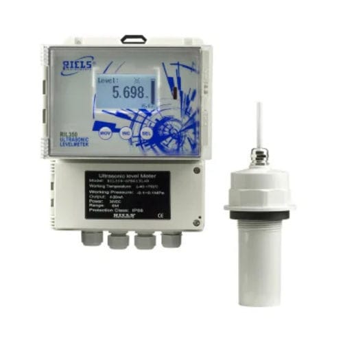 Trasmettitore di livello ad ultrasuoni - RIL350 series - Riels Instruments - per liquidi / analogico / HART