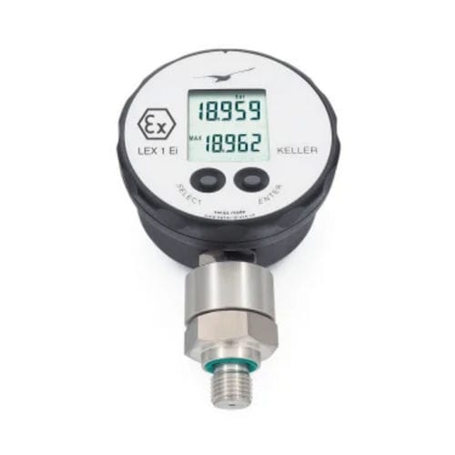 Manometro assoluto - LEX1 series - Riels Instruments - con display LCD / filettato / elettronico