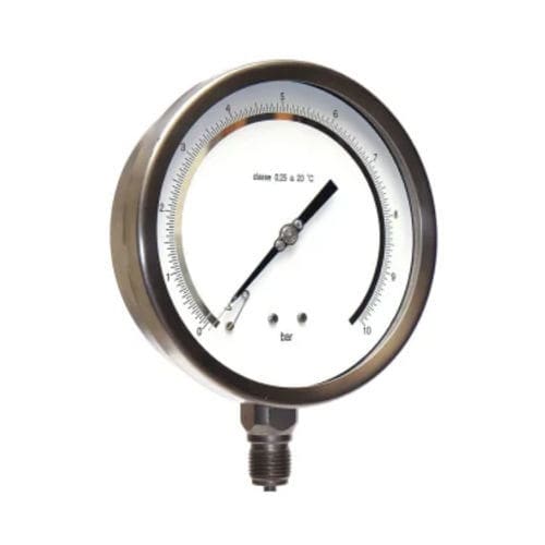 Manometro relativo - RIB850 series - Riels Instruments - con quadrante / filettato / G 1/2