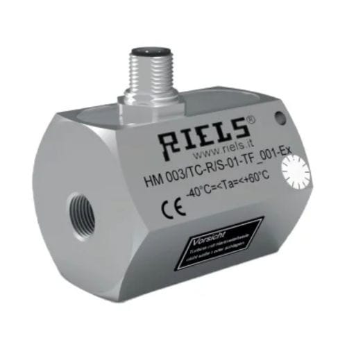 Misuratore di portata a turbina - HM-TCR - Riels Instruments - volumetrico / per liquidi / in linea