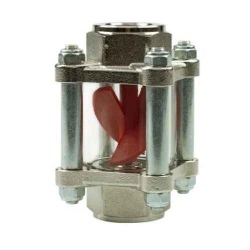 Indicatore di portata - RIV900 series  - Riels Instruments - a elica / in vetro / per l'industria agroalimentare