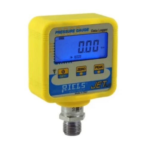 Manometro assoluto - TJET series - Riels Instruments - relativo / digitale / filettato