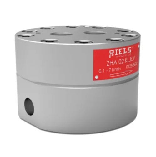 Misuratore di portata a ingranaggi - ZHA-KL - Riels Instruments - volumetrico / per olio / filettato