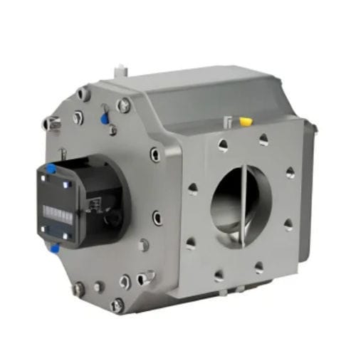 Misuratore di portata a pistoni rotanti - FMR-DUAL  - Riels Instruments - volumetrico / per gas / verticale