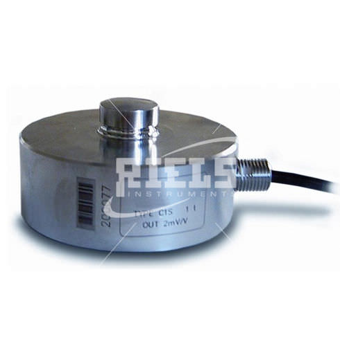 Cella di carico a compressione - CBS - Riels Instruments - a bottone / per ponte estensimetrico / 2 mV/V