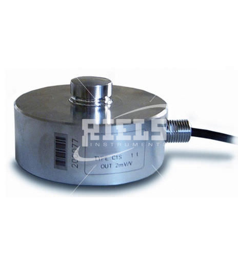 Cella di carico a compressione - C2S - Riels Instruments - a bottone / per ponte estensimetrico / 2 mV/V