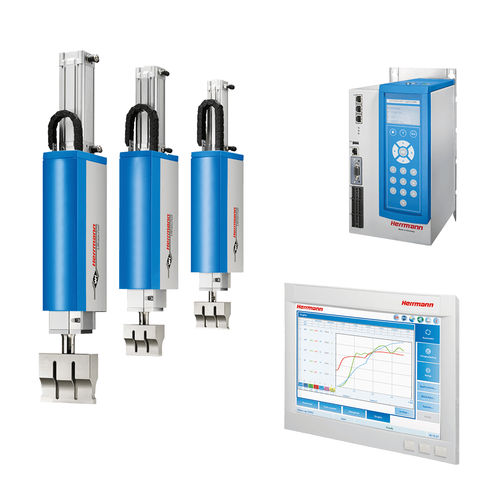 Sistema di saldatura ad ultrasuoni - VE SLIMLINE  - Herrmann Ultraschall - per plastica / integrato / compatto