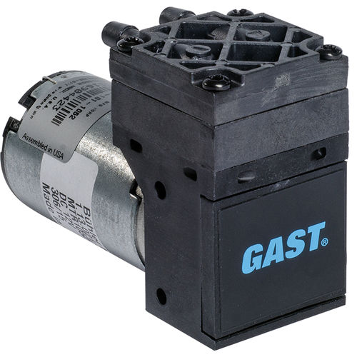 Pompa a vuoto a membrana - 10D series - GAST - senza olio / monostadio / compatta