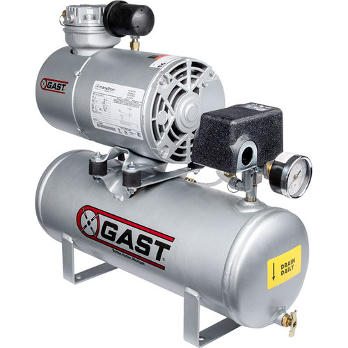 Compressore a pistone - 1LAA-11T-M100X - GAST - d'aria / con motore elettrico / fisso