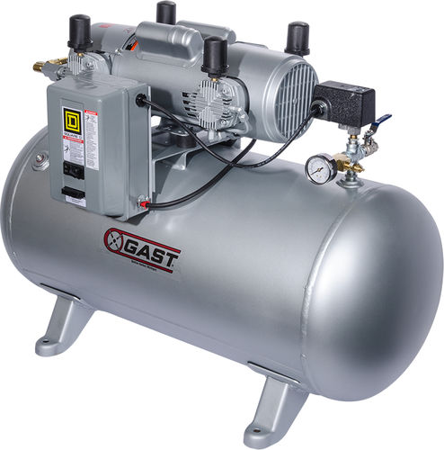 Compressore a pistone - 7HDD-11TA-M750X - GAST - d'aria / con motore elettrico / fisso