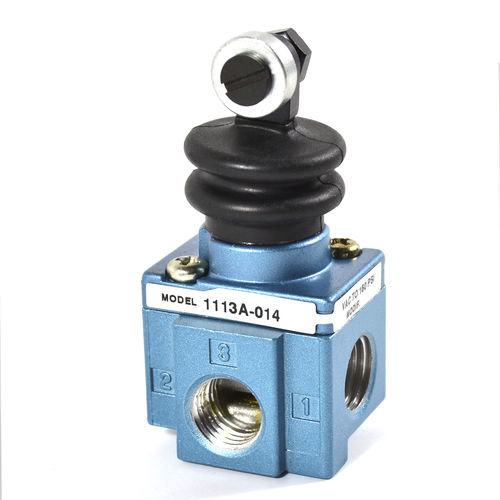 Distributore pneumatico a valvola - 1100 series - MAC Valves - a leva / con interruttore a pulsante / con comando meccanico
