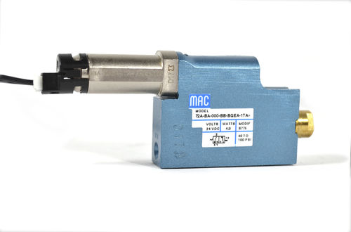 Distributore pneumatico a valvola - 72 series - MAC Valves - azionato tramite solenoide / a comando assistito / a 3/2 vie