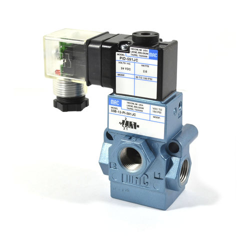 Distributore pneumatico a cassetto - 55 series - MAC Valves - a valvola / a comando diretto / a 3/2 vie