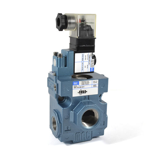 Distributore pneumatico a cassetto - 56 series - MAC Valves - a valvola / azionato tramite solenoide / a comando diretto