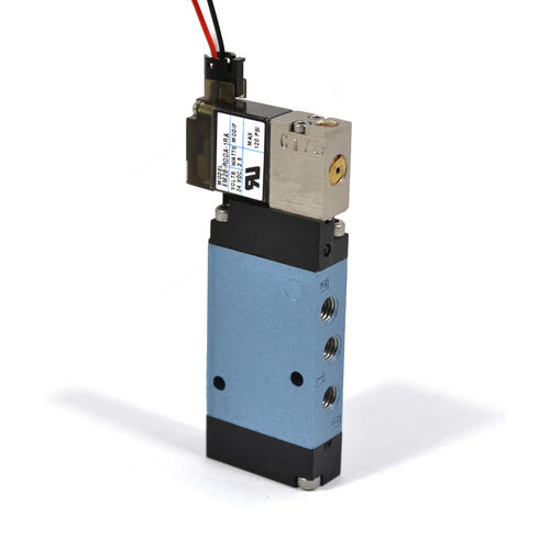 Distributore pneumatico a cassetto - 24 series - MAC Valves - azionato tramite solenoide / a comando assistito / a 5/2 vie