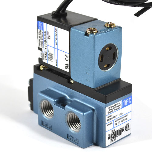 Distributore pneumatico a cassetto - 900 series - MAC Valves - azionato tramite solenoide / a comando assistito / a 4/2 vie