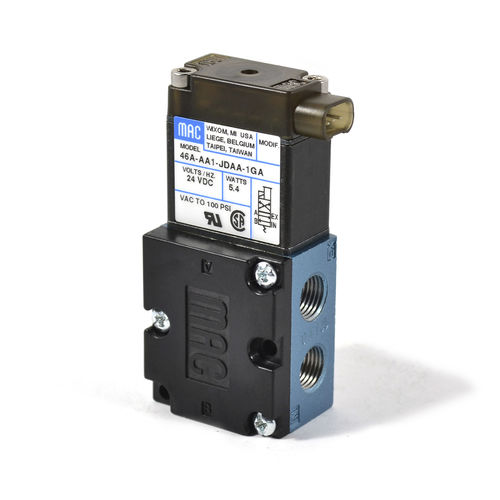 Distributore pneumatico a valvola - 46 series - MAC Valves - a comando diretto / azionato tramite solenoide / a 4/2 vie