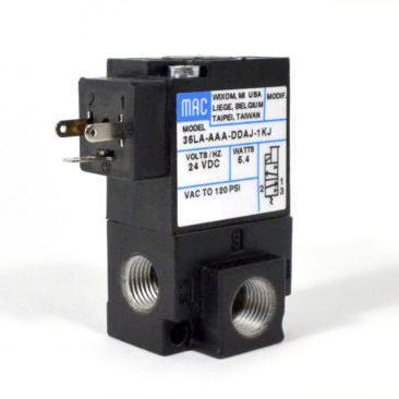 Distributore pneumatico a valvola - 35L Series - MAC Valves - azionato tramite solenoide / a comando diretto / a 3/2 vie