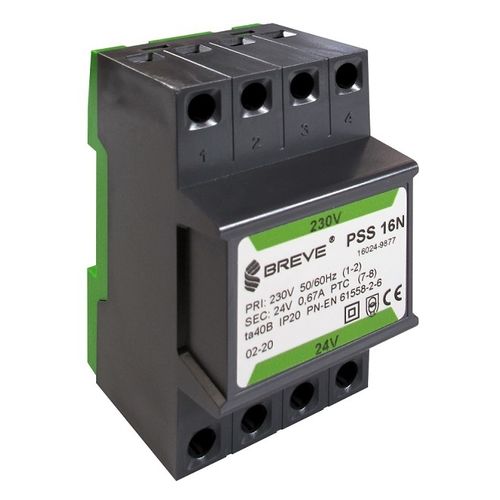 Trasformatore di isolamento - PSS N series  - BREVE-Tufvassons - incapsulato / su guida DIN / EN61558