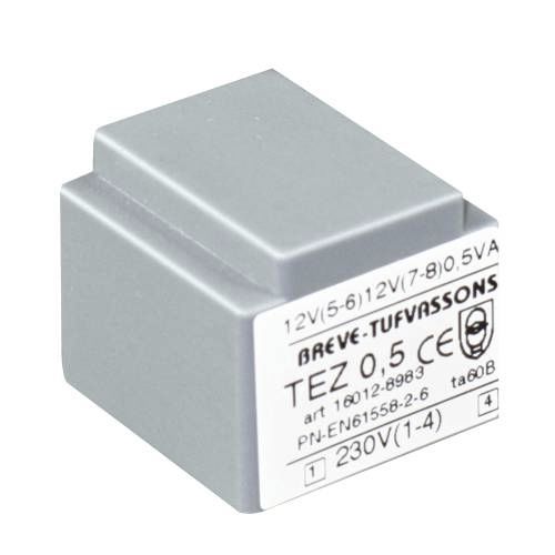 Trasformatore per PCB - TEZ series  - BREVE-Tufvassons - di potenza / in resina / per circuito stampato