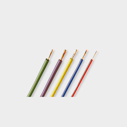 Filo unipolare isolato - SILI-E Series - Stäubli Electrical Connectors AG - in rame / in silicone / elastico