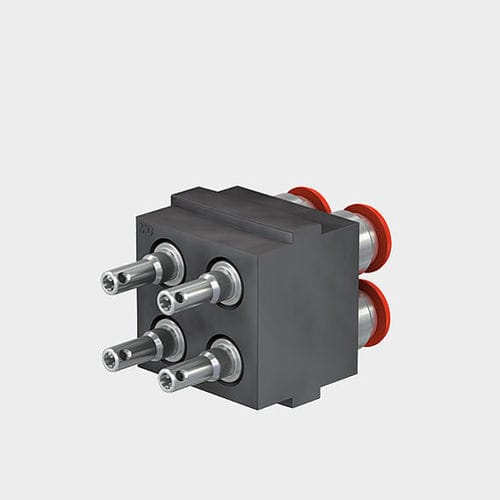 Modulo di connessione idraulico - RCT - Stäubli Electrical Connectors AG - pneumatico / a vite / in plastica