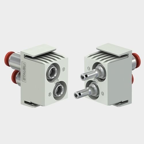 Modulo di connessione pneumatico - CTD-CP-2/S - Stäubli Electrical Connectors AG - rettangolare / di potenza / manuale
