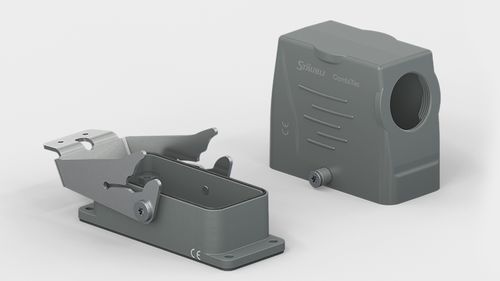 Cappuccio connettore elettrico - CT-CH2-S/SSL - Stäubli Electrical Connectors AG - IP65 / in plastica / rettangolare