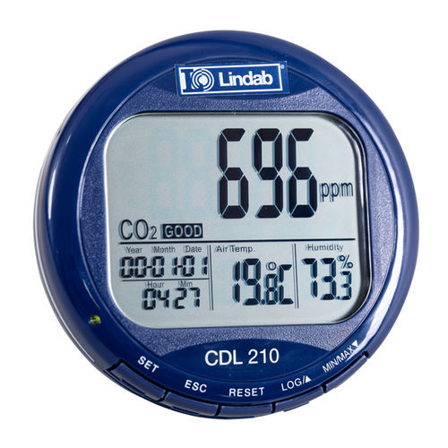 Strumento di misura della qualità dell' aria interna - CDL 210 - LINDAB - commerciale / CO2 / umidità relativa