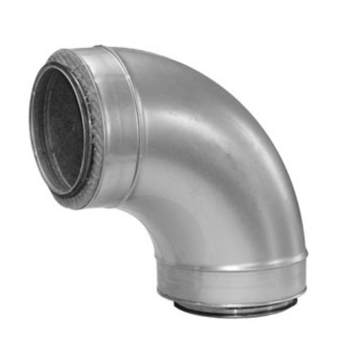 Tubazione a gomito in acciaio - BUI  - LINDAB - per sistema di ventilazione / 90° / 30°