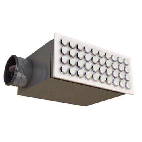 Diffusore d'aria a sezione rettangolare - NR19 - LINDAB - a parete / orizzontale / box