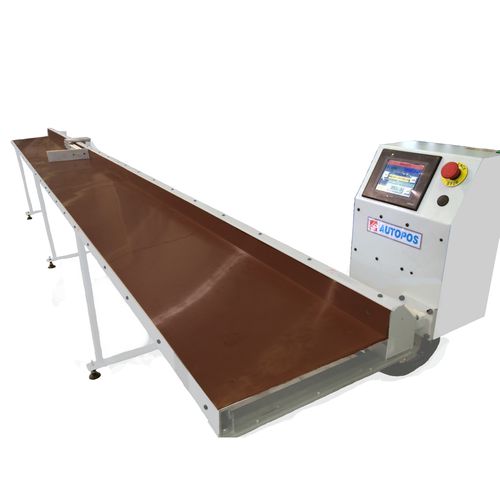 Sistema di posizionamento automatico - PUSHER AUTOPOS series - TRONZADORAS MG - monoassiale / a codice a barre / per macchina di taglio