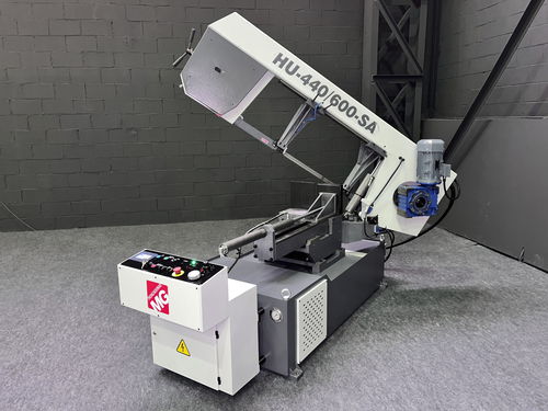 Sega a nastro - HU-440/600-SA  - TRONZADORAS MG - per acciaio / semiautomatica / con sistema di raffreddamento