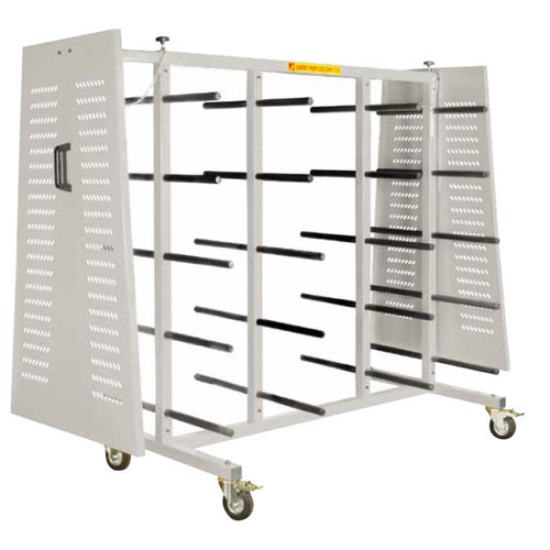 Carrello per movimentazione - CHP-1730 - TRONZADORAS MG - in metallo / porta-profilata in alluminio / con rotelle