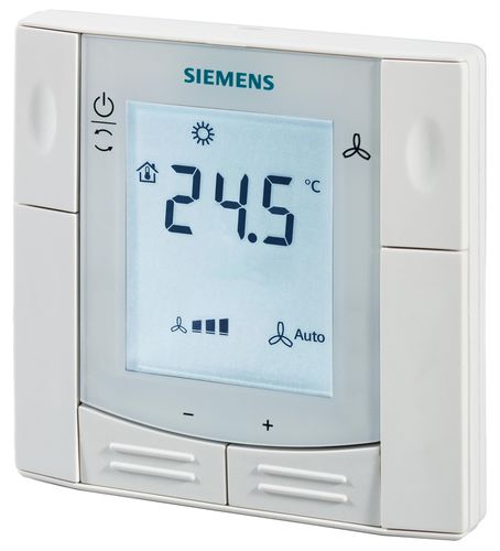 Termostato d'ambiente - RDF600KN - Siemens Building Technology HVAC Products - regolabile / con relè / NO