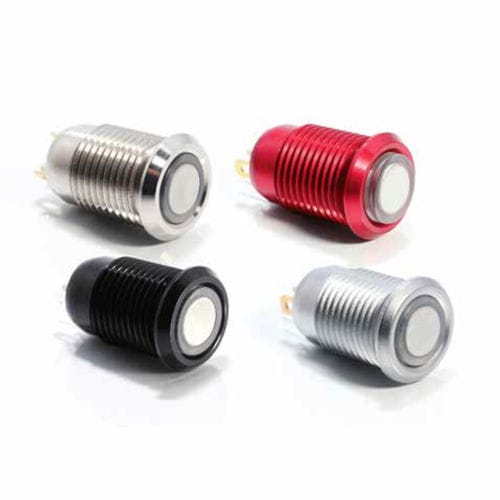 Pulsante tattile - W12M/WS12M/WG12M series - LUMEX - impermeabile all'acqua / IP67 / in metallo