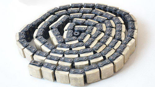 Catena di trasmissione - Ocean Industry - in acciaio / con profilato in elastomero vulcanizzato / a rulli