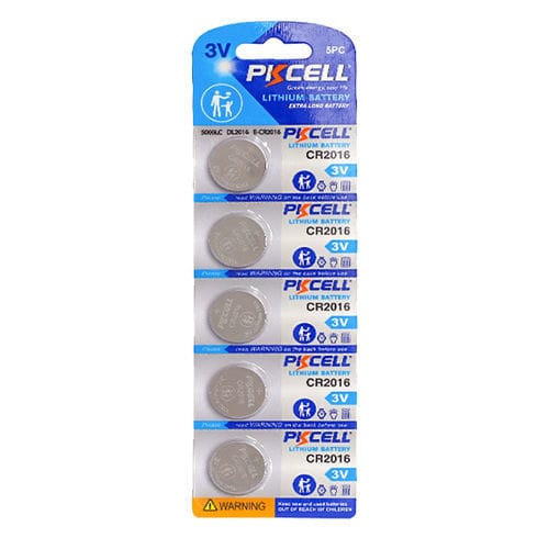 Batteria litio-biossido di manganese - 2016 - Shenzhen PKCELL Battery Co. Ltd - arrotondata / CR / 3 V