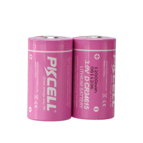 Batteria litio-biossido di manganese - CR34615 - Shenzhen PKCELL Battery Co. Ltd - cilindrica / 3 V / IEC