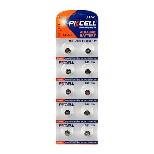 Batteria alcalina - AG1/LR20 - Shenzhen PKCELL Battery Co. Ltd - circolare / arrotondata / 1,5 V