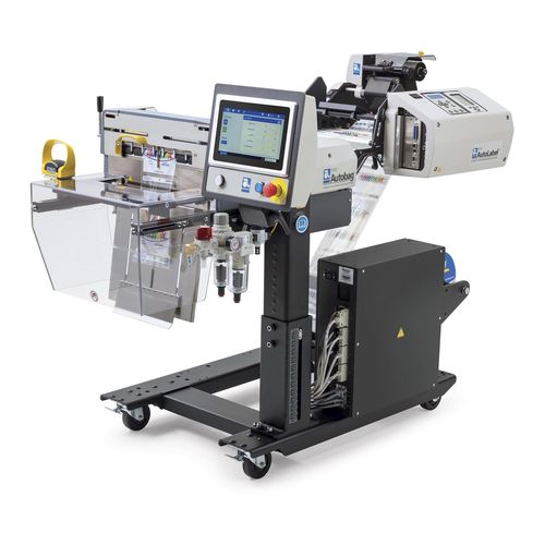 Macchina da stampa a trasferimento termico - AutoLabel 500P™ - Automated Packaging Systems - per etichette / con comando touch screen / in linea