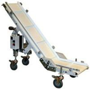 Trasportatore a nastro - Automated Packaging Systems - inclinato / inclinato / da trasporto