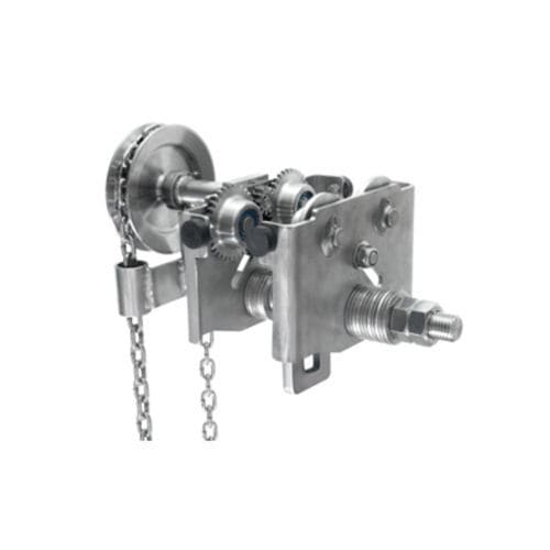 Carrello per paranco manuale - CHPP - COMEGE - regolabile / in acciaio inossidabile