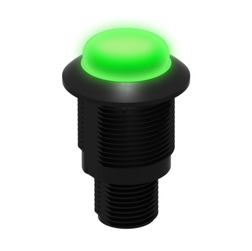 Indicatore luminoso permanente - S18L series - BANNER ENGINEERING CORP. - LED / montato su pannello / per montaggio a filo