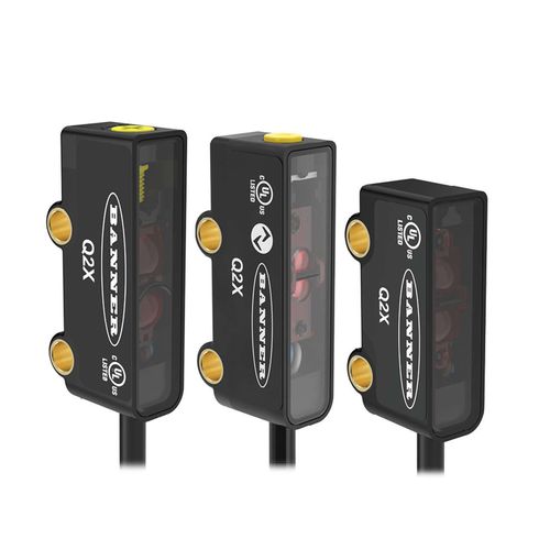 Sensore fotoelettrico retroriflettente - Q2X series  - BANNER ENGINEERING CORP. - rettangolare / laser / LED