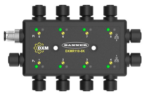 Modulo master EtherNet/IP - DXMR110 - BANNER ENGINEERING CORP. - analogico / Modbus TCP / IO-Link