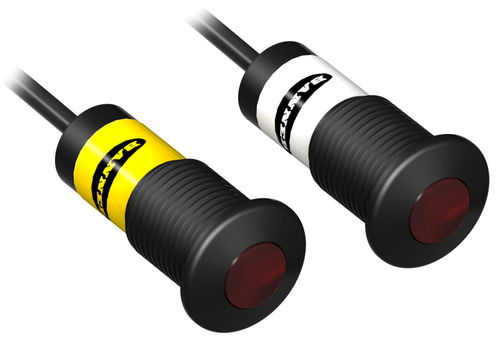 Sensore fotoelettrico a barriera - SB12T series - BANNER ENGINEERING CORP. - cilindrico / infrarosso / LED