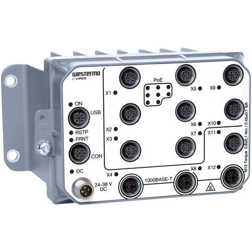 Switch Ethernet gestibile - Viper-112A-T3G-P8-LV - Westermo - 12 porte / gigabit / integrato