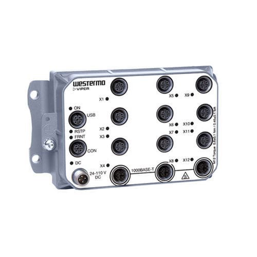 Switch Ethernet gestibile - Viper-112A-T3G - Westermo - 12 porte / gigabit / in telaio