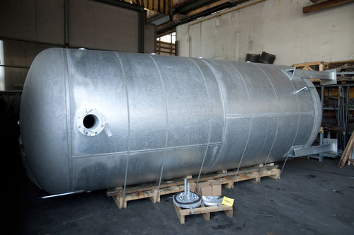 Recipiente per aria compressa - BAGLIONI - galvanizzato / in acciaio al carbonio / cilindrico